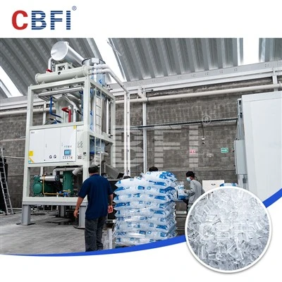 متوافقة مع CBFI لآلة صنع الثلج الأنبوبي وأنشأت مصنعًا للثلج الأنبوبي