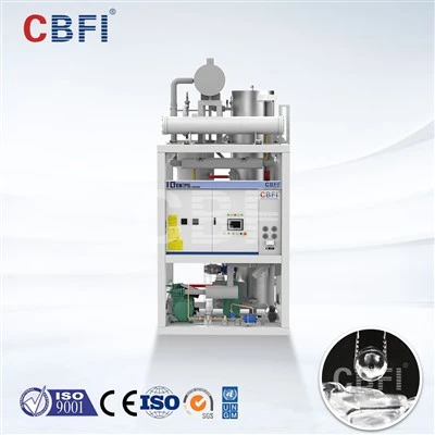 آلة تصنيع أنابيب الثلج CBFI: حل تبريد فعال مصمم لمصانع خلط الخرسانة